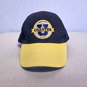 Cedar Point Coaster U Baseball Hat | Adjustable Cotton Theme Park Cap